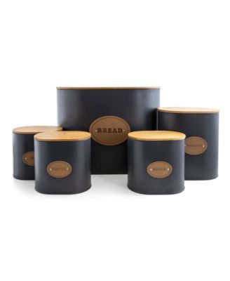 MegaChef Kitchen Food Storage and Organization Canister, Set of 5