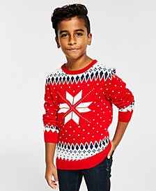 Boy's Snowflake Family Sweater, Created for Macy's 
