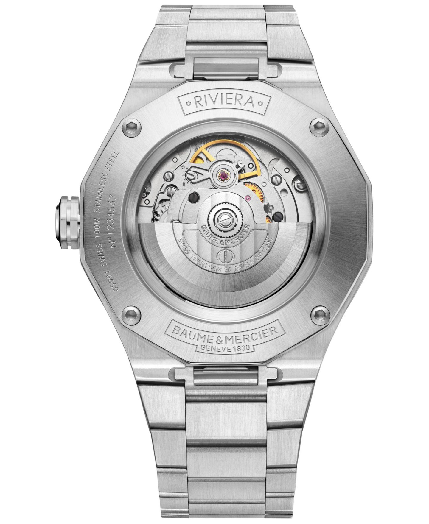 Мужские часы Baume & Mercier Swiss Automatic Stainless Steel Bracelet Watch 42mm — фото 3