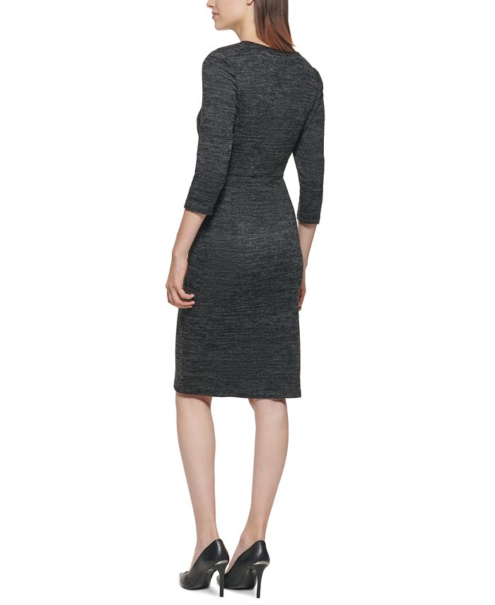 Calvin Klein Ruched Midi Dress Macy's