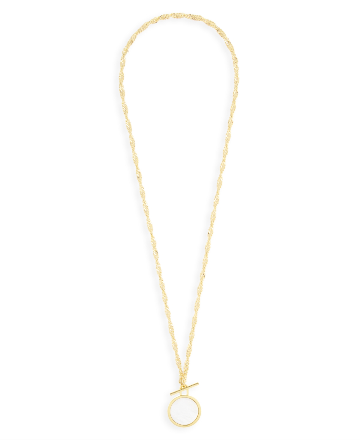 Layla 14K Gold Plated Toggle Necklace - Gold-Plated