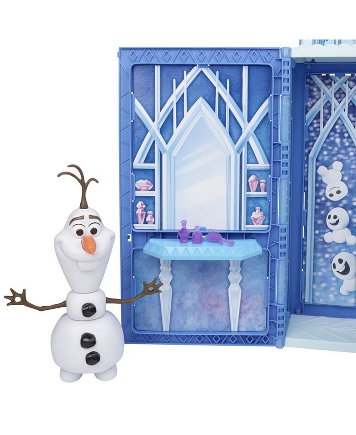 Frozen Elsa's Fold and Go Ice Palace Playset with Small Doll - Macy's