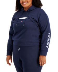 Plus Size Keyhole Hoodie