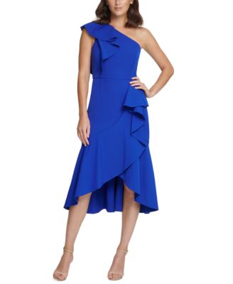 Vince Camuto One-Shoulder High-Low Dress - Macy's