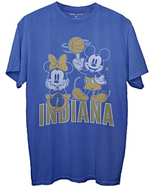 Men's Royal Indiana Pacers Disney Mickey Minnie 2020/21 City Edition T-shirt