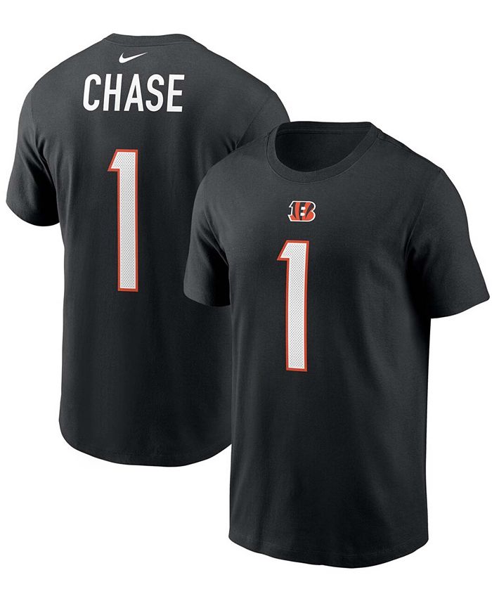 Nike Men's Ja'Marr Chase Black Cincinnati Bengals 2021 NFL Draft First  Round Pick Player Name and Number T-shirt - Macy's