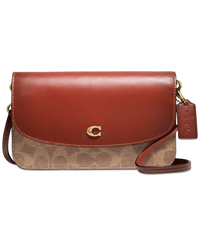 COACH Signature Coated Canvas Hayden Crossbody with Removable Strap &  Reviews - Handbags & Accessories - Macy's