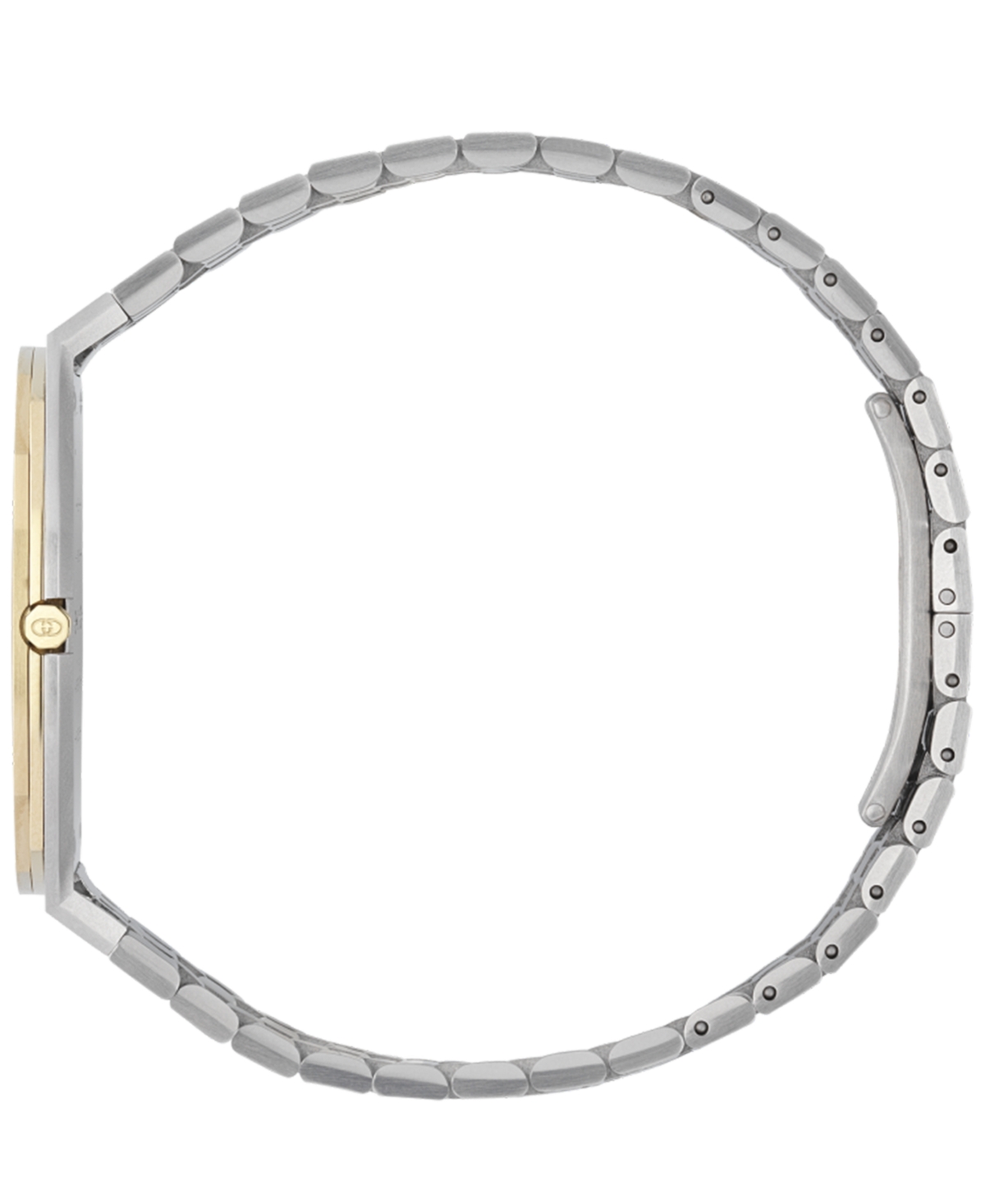 Shop Gucci Women's Swiss 25h Stainless Steel Bracelet Watch 34mm In Gold