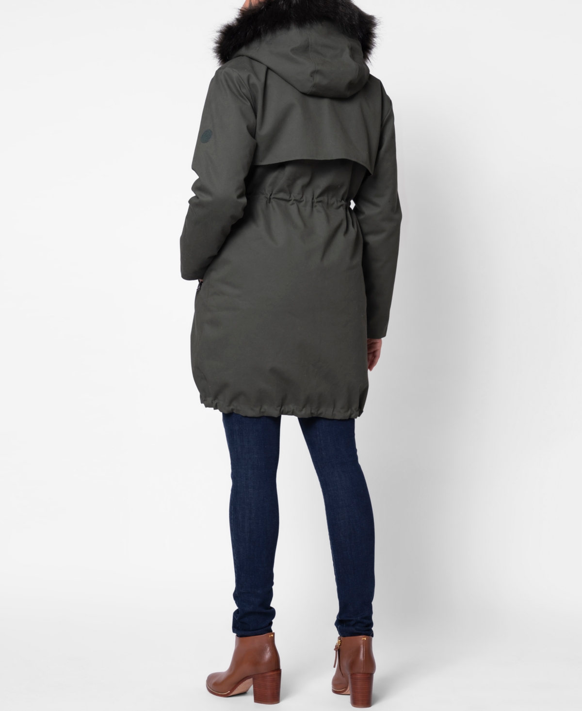 Shop Seraphine Women's Sub-zero 3 In 1 Maternity Jacket In Khaki