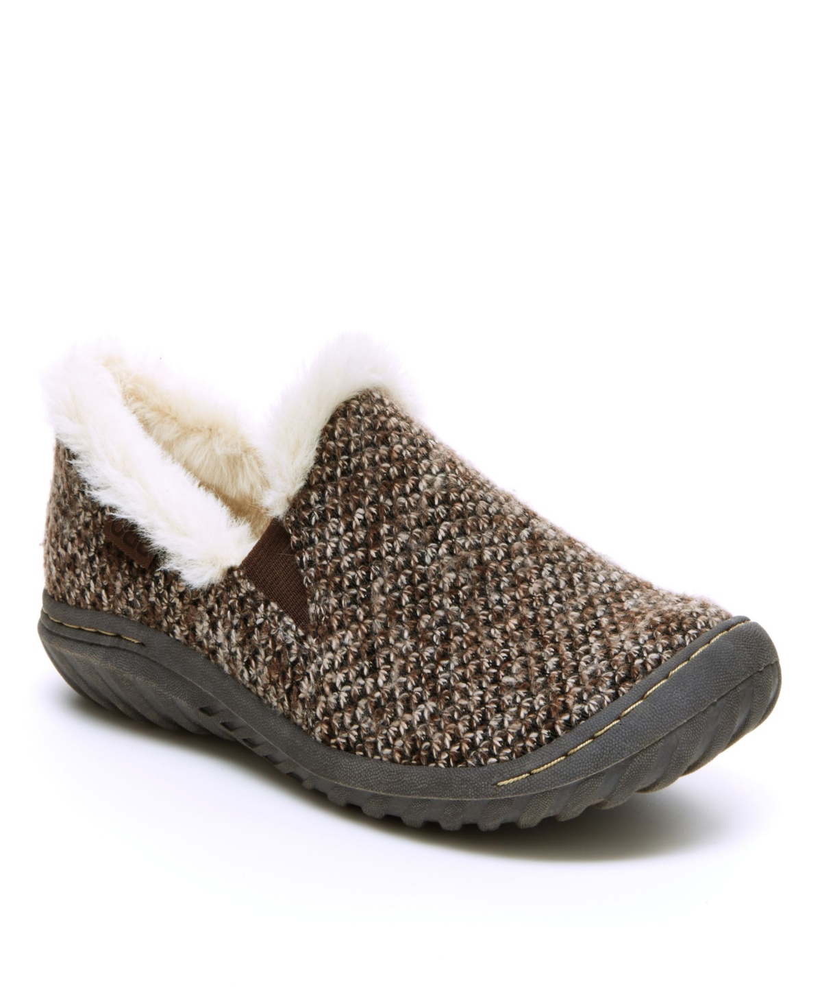 Jbu Willow Knit Casual Shoe In Brown