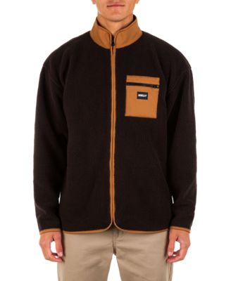 hurley fleece jacket