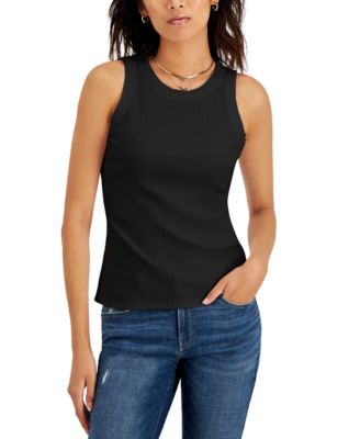 I.N.C. International Concepts - INC Ribbed Crewneck Top, Created for Macy's
