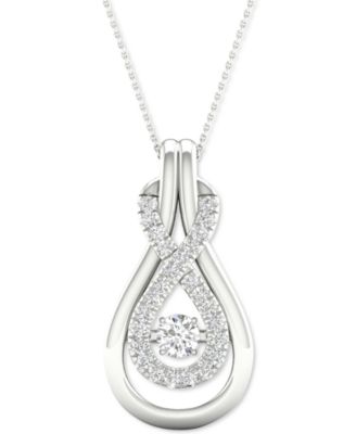 twinkling diamond pendant