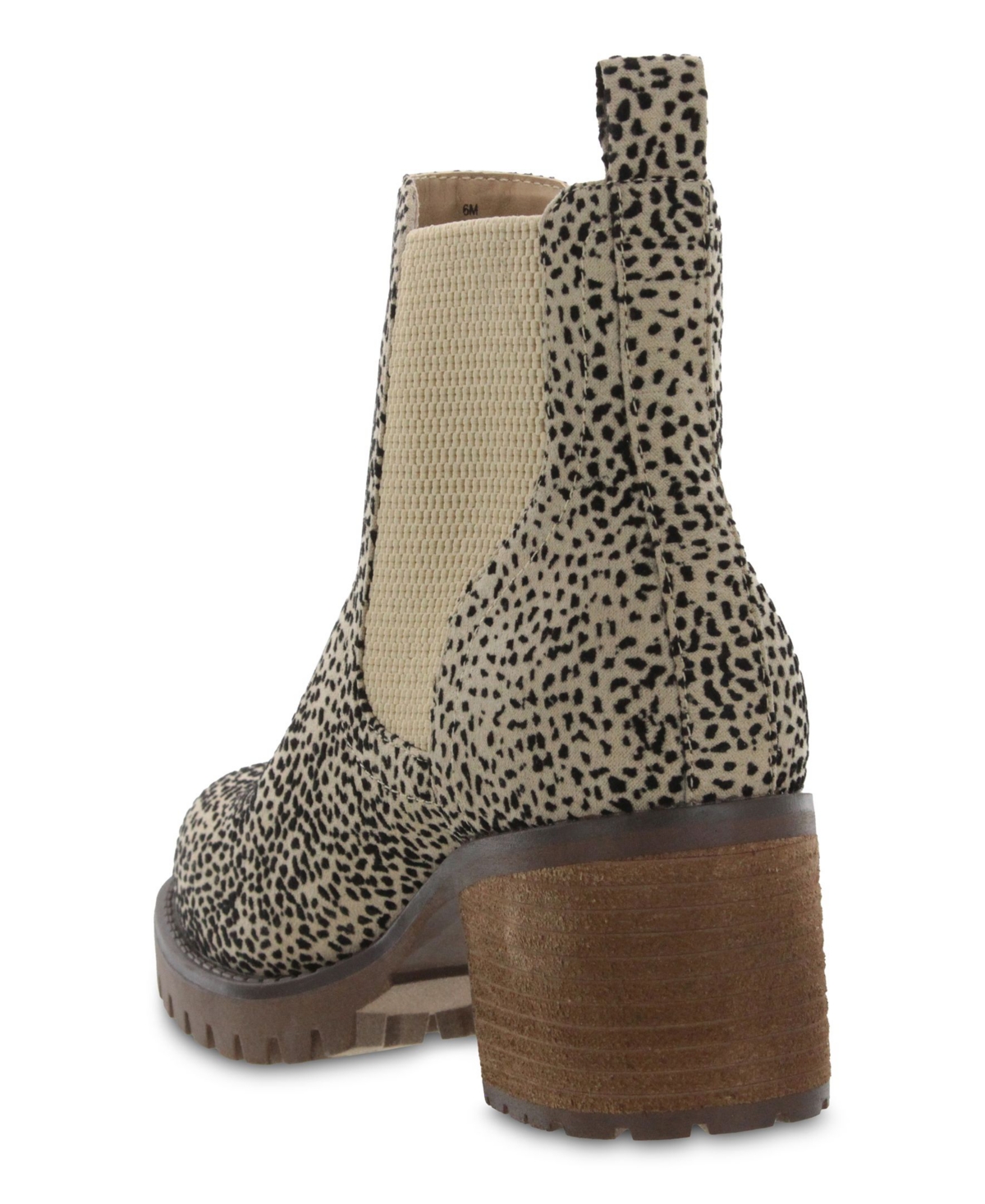 Shop Mia Women's Jonna Lug Sole Block-heel Booties In Cognac