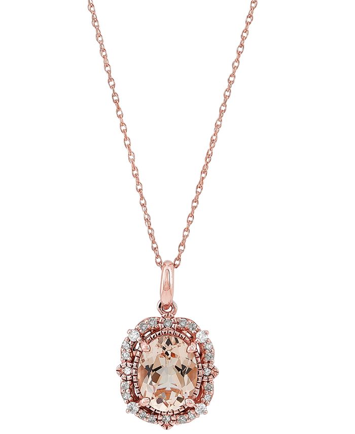 Macys morganite clearance necklace