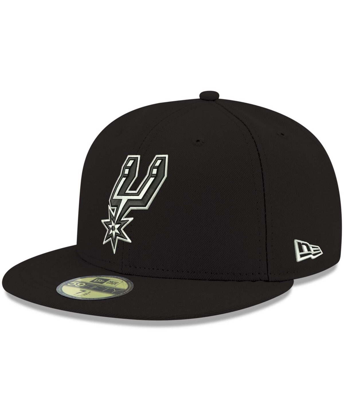 Men's San Antonio Spurs Official Team Color 59FIFTY Fitted Cap - Black
