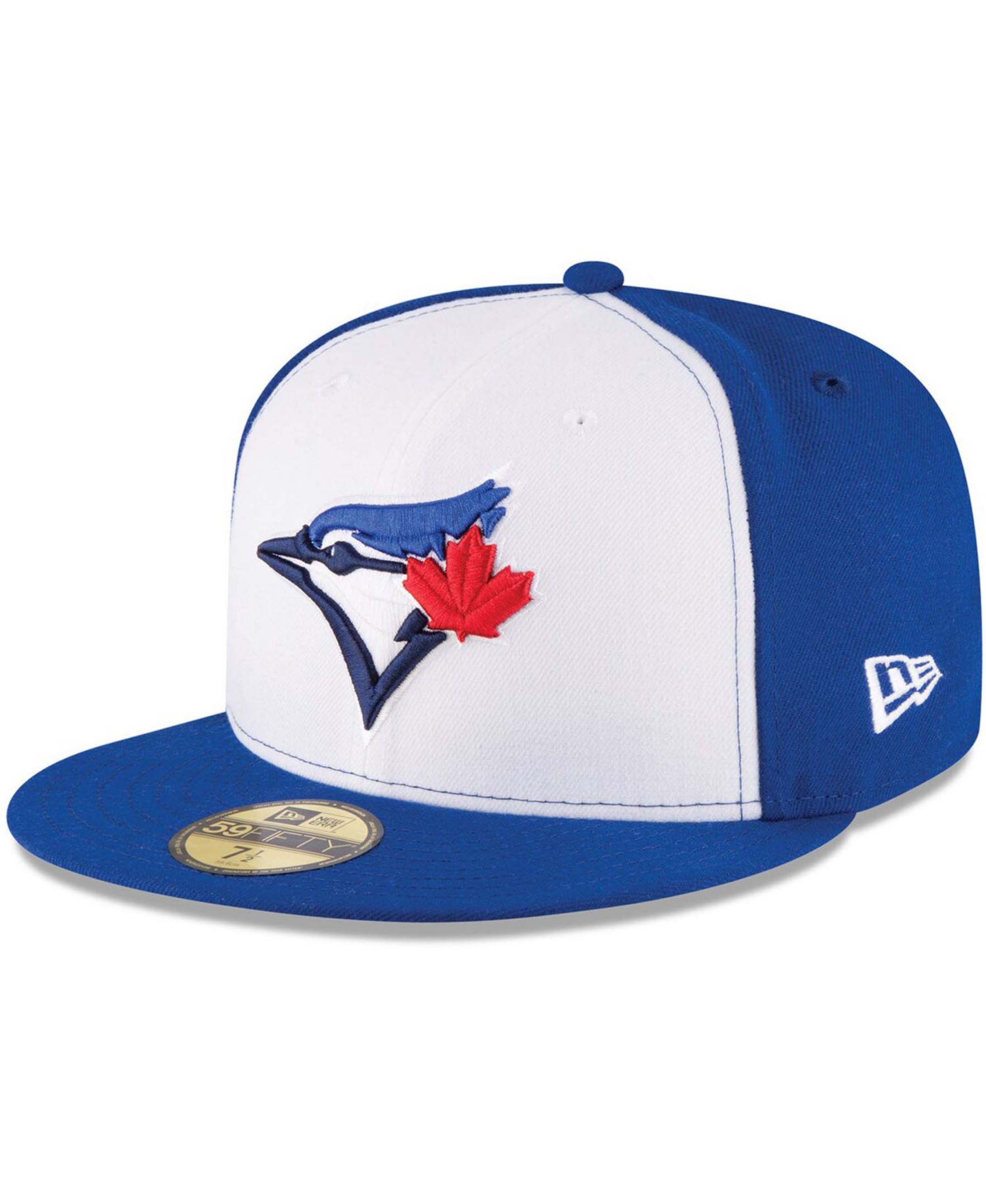 Men's White/Royal Toronto Blue Jays 2017 Authentic Collection On-Field 59FIFTY Fitted Hat