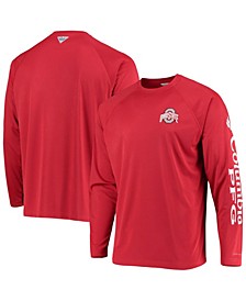Men's PFG Ohio State Buckeyes Terminal Tackle Omni-Shade Long Sleeve T-Shirt