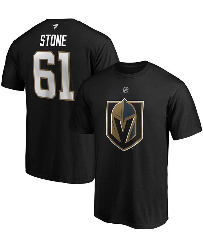 Fanatics - Men's Mark Stone Vegas Golden Knights Team Authentic Stack Name & Number T-Shirt