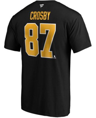 Men's Sidney Crosby Pittsburgh Penguins Team Authentic Stack T-Shirt