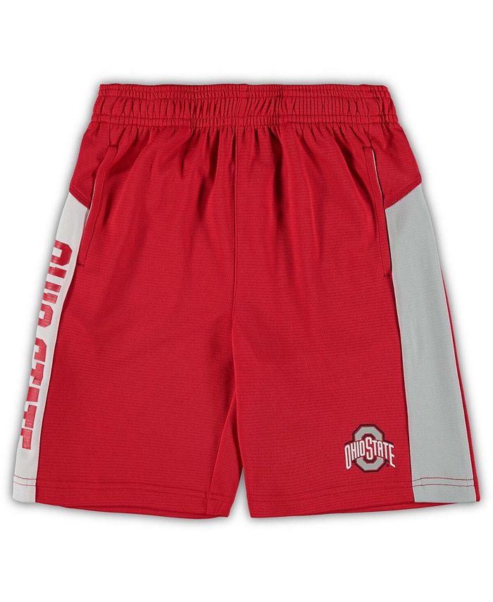 Outerstuff - Boys Ohio State Buckeyes Down The Field Mesh Shorts