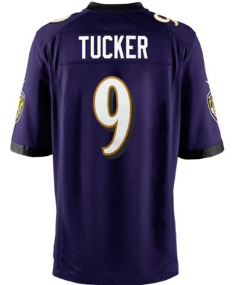 Nike Men's Baltimore Ravens Justin Tucker Game Player Jersey - Macy's