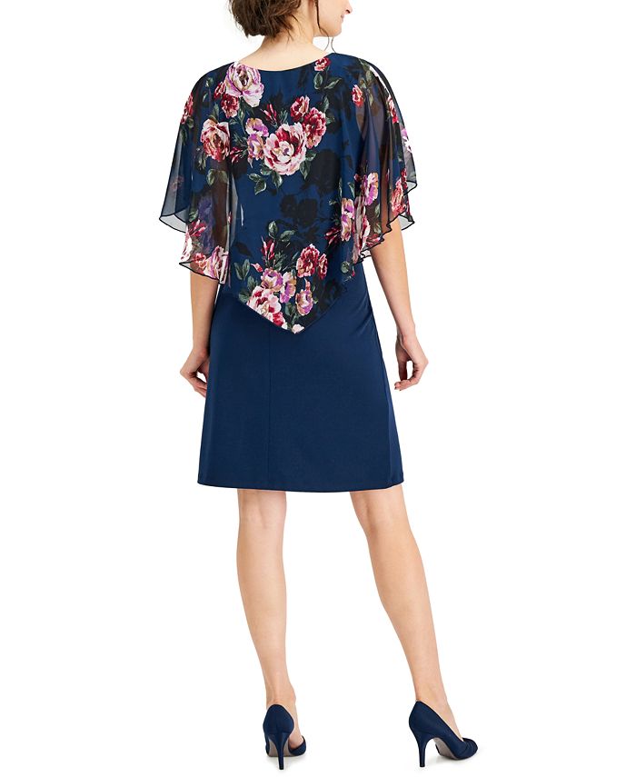 sachin and babi light blue dress Purple Chiffon Leave Print Maxi Dress