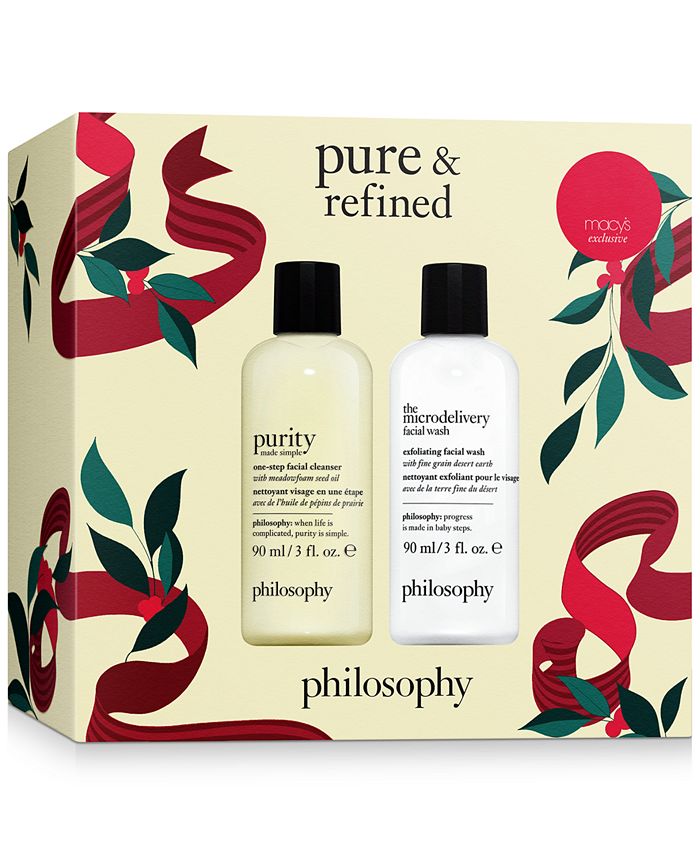 philosophy 2Pc. Pure & Refined Gift Set Macy's