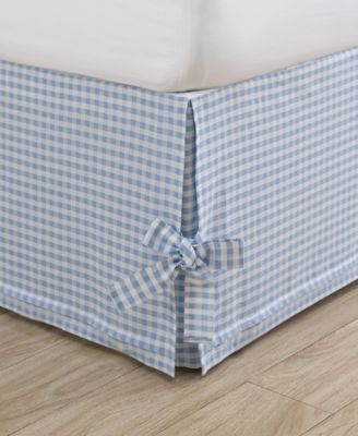Hedy Gingham Cotton Tailored Bedskirt, King
