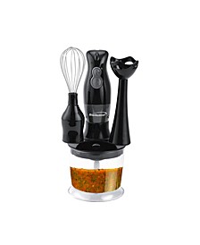 Hand Blender and Food Processor with Balloon Whisk