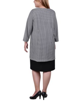 Комплект платья-двойки из нью-Йоркской коллекции NY Collection Plus Size