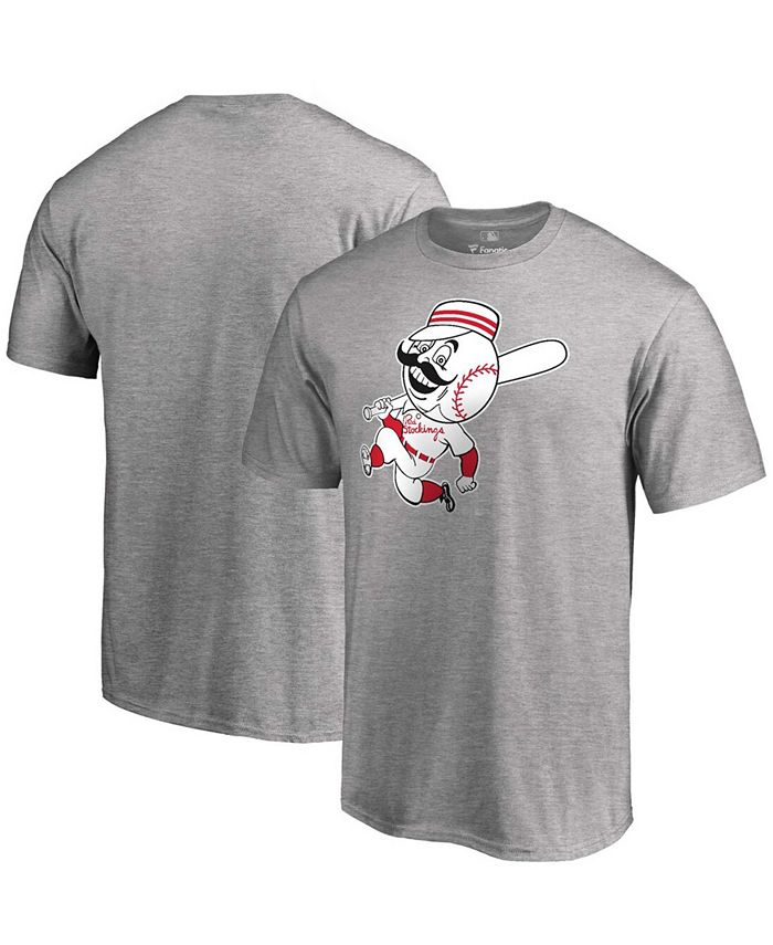 Fanatics Men's Heathered Gray Cincinnati Reds Huntington Tshirt Macy's