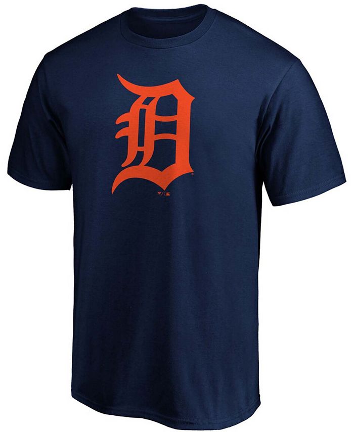Fanatics Men's Navy Detroit Tigers Official Logo T-shirt - Macy's