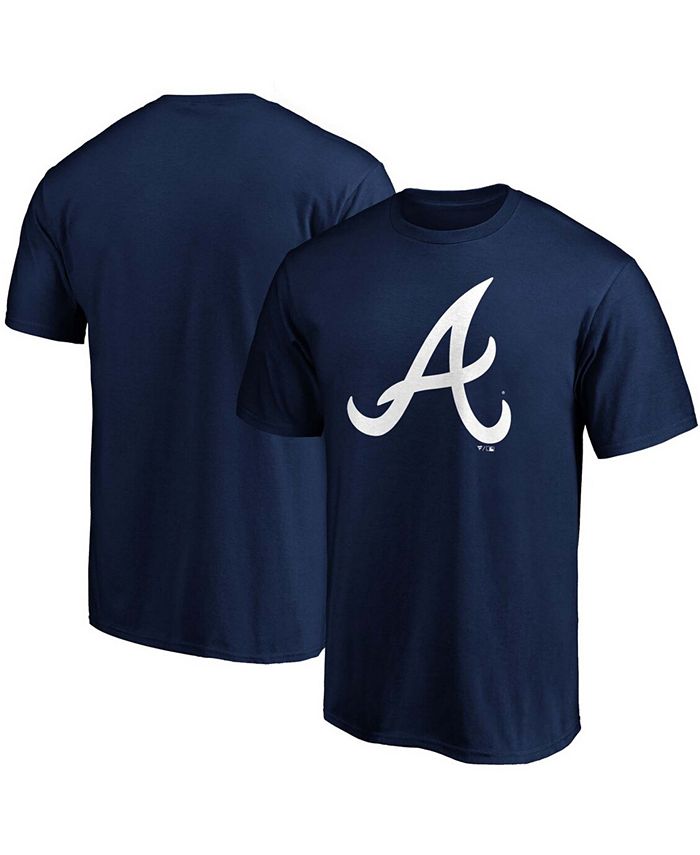Fanatics Men's Navy Atlanta Braves Official Logo Tshirt Macy's