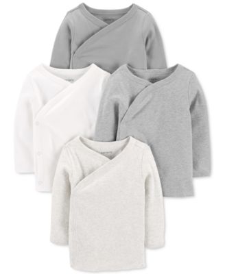 Carter's - Baby Boys or Girls 4-Pack Side-Snap Cotton Tops