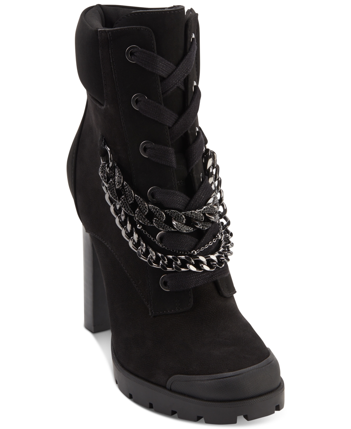 karl lagerfeld paris women's breck studded booties