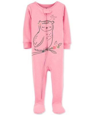 Carter's - Baby Girls Owl Cotton Pajamas