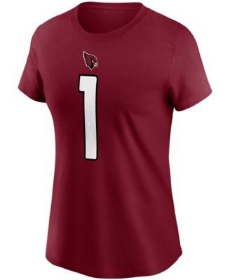 Women's Kyler Murray Cardinal Arizona Cardinals Name Number T-shirt