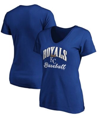 Kansas City Royals Fanatics Branded Women's Logo Fitted T-Shirt - Royal