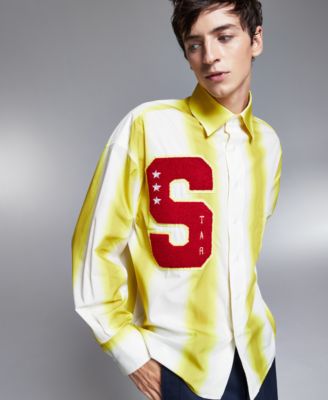 INC International Concepts - Men's Varsity Button-Up
