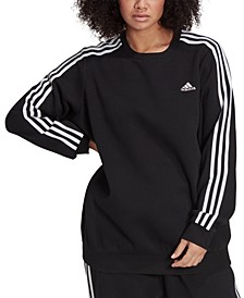 Plus Size Essentials 3-Stripes Fleece Sweatshirt