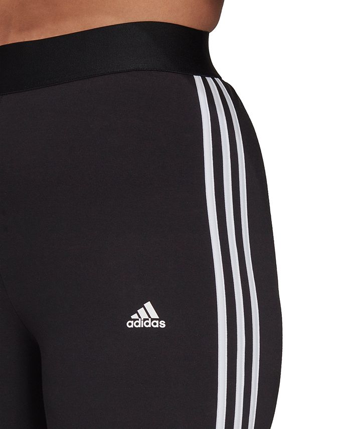 adidas Plus Size Essentials 3-Stripes Leggings & Reviews - Pants ...