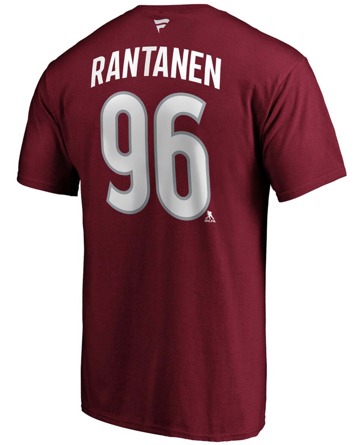 Men's Mikko RantanenColorado Avalanche Team Authentic Stack Name and Number T-shirt - Burgundy