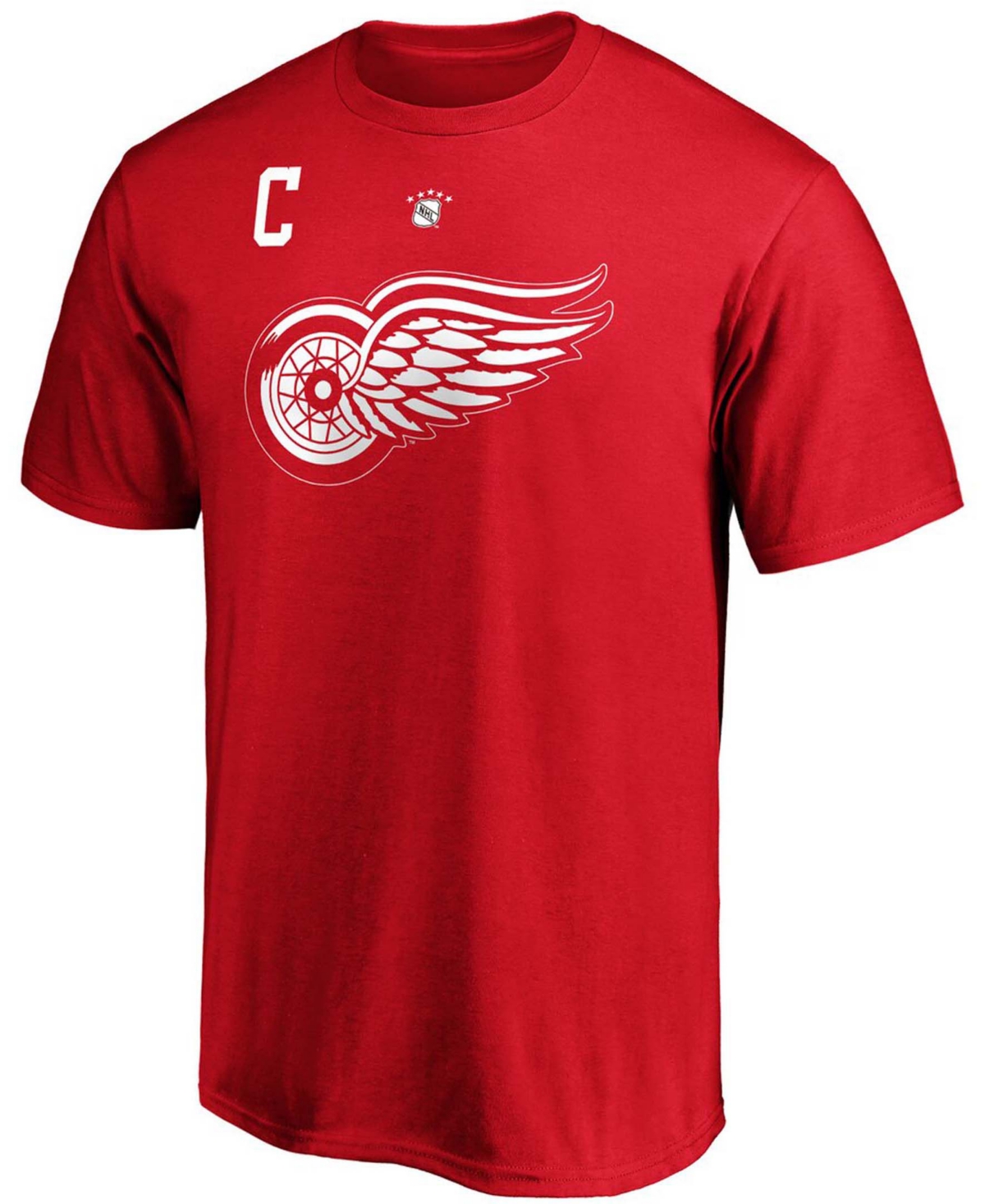 Men's Ted LindsayDetroitWings Authentic Stack Retired Player Name and Number T-shirt - Red