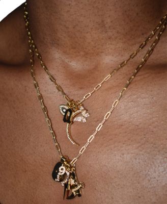 18k Gold Vermeil Paper Clip Necklace