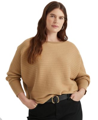 ralph lauren plus size cable knit sweaters