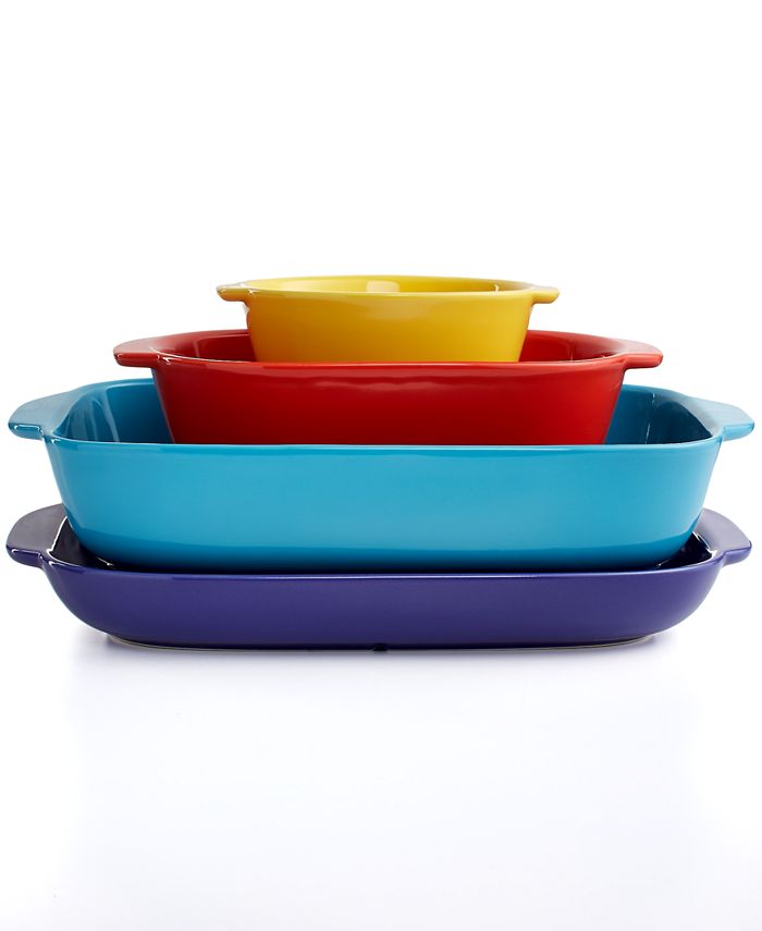 Corningware CW by 4 Piece Nesting Bakeware Set Macy's