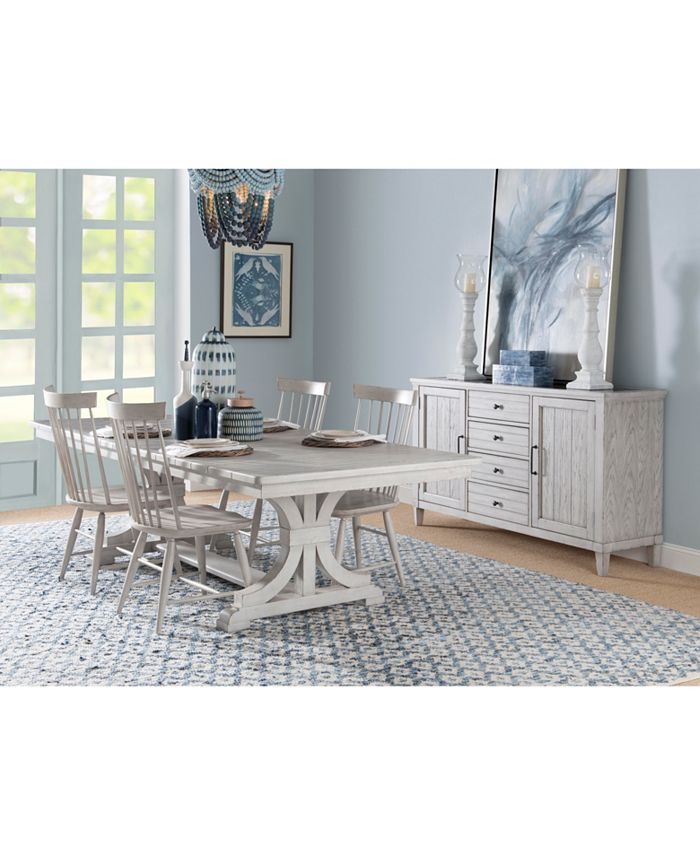 Furniture Belhaven 5pc Dining Set (Table & 4 Side Chairs) Macy's