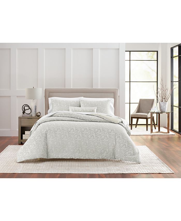 Hotel Collection Travertine Comforter Set, Full/Queen, Created for Macy