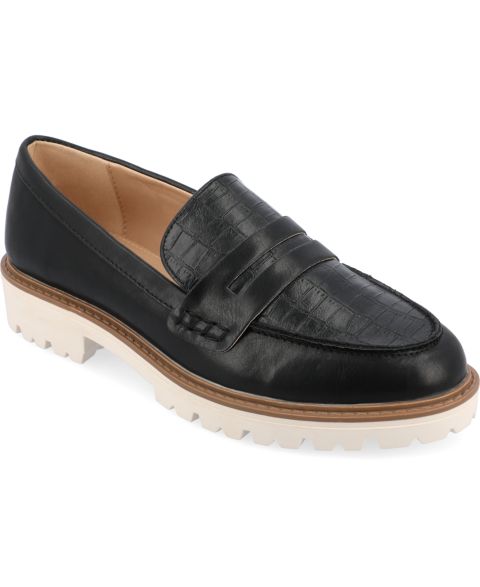 Женские туфли Journee Collection Kenly Round Toe, цвет: Чёрный